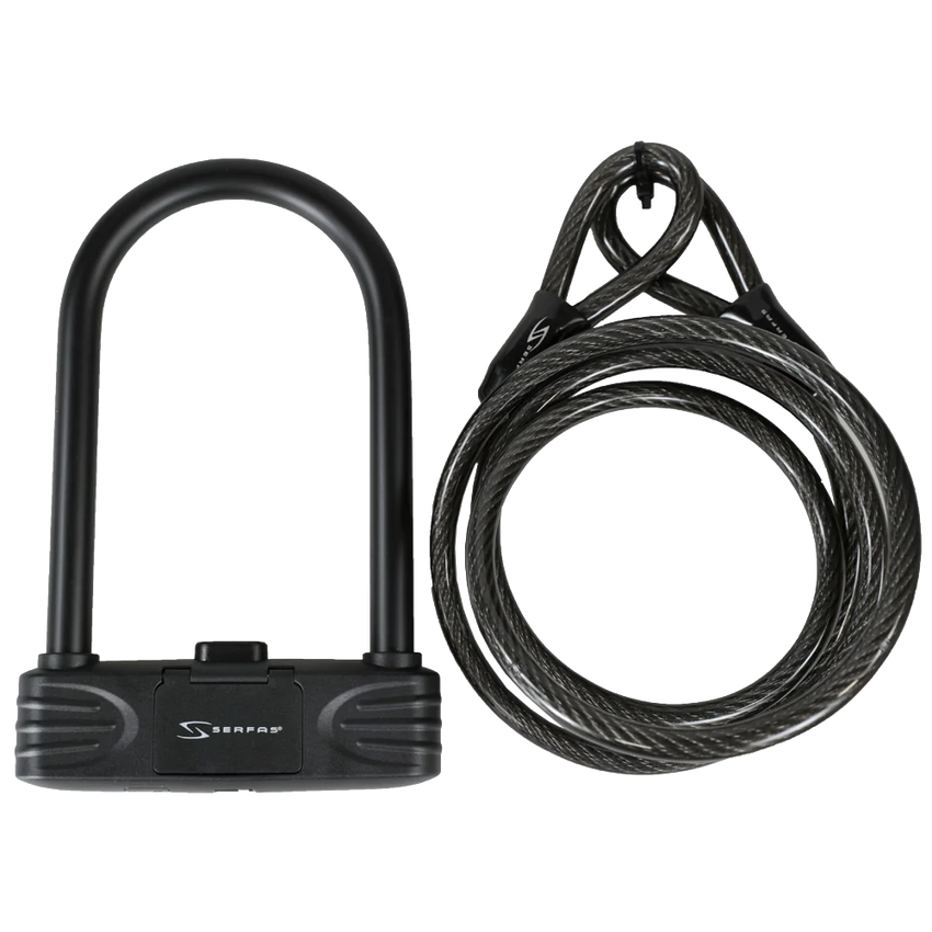 (ULC-165C) Combination U-Lock w/ Cable