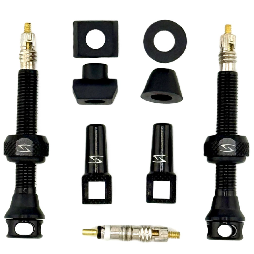 (PV-44/60) HIGH-FLOW TUBELESS PRESTA VALVE SET - 44MM - 60MM