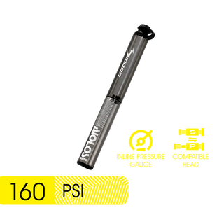 (85496) AIOLOS GAUGE PRO - HP 160PSI HIGH PRESSURE HAND PUMP W/GAUGE