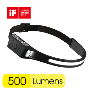 (84475) U PRO-C1 MIDNIGHT BLACK 500LM SILICONE HEADBAND LIGHT