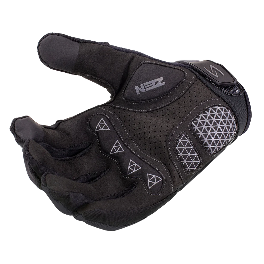 (ZLM-BK-5.1) Unisex Full Finger Zen Black X-LARGE