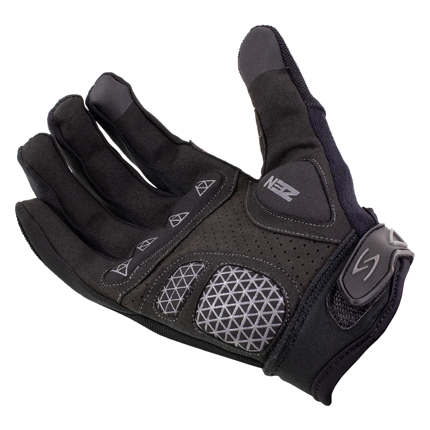 (ZLM-BK-5.1) Unisex Full Finger Zen Black X-LARGE