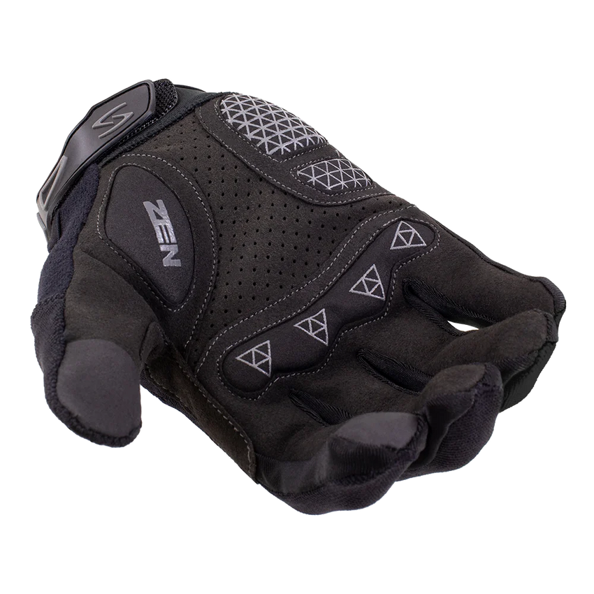 (ZLM-BK-5.1) Unisex Full Finger Zen Black X-LARGE