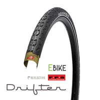 (E-CTR-27.5-2.35) E-Drifter E-Bike Tire w/ Reflective Sidewall: 27.5 x 2.35
